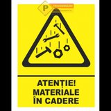 Indicator atentie materiale in cadere